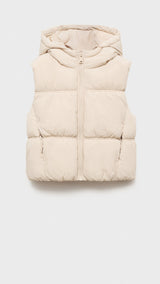 Mango outer vest luisa in Raw - B