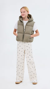 Mango outer vest luisa in Khaki - 99999999_01