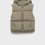 Mango outer vest luisa in Khaki - B