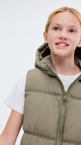 Mango outer vest luisa in Khaki - D1