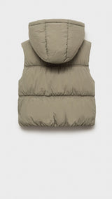 Mango outer vest luisa in Khaki - R