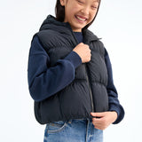 Mango outer vest luisa in Navy Blue - D1