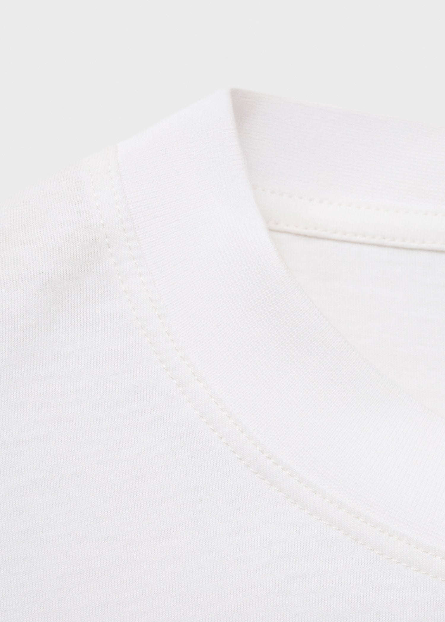 Mango t-shirt single in Off White - D0