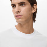 Mango t-shirt single in Off White - D1