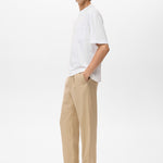 Mango t-shirt single in Off White - D2