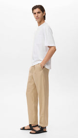 Mango t-shirt single in Off White - D2