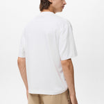 Mango t-shirt single in Off White - R