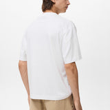 Mango t-shirt single in Off White - R