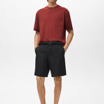 Mango t-shirt single in Cherry - 99999999_01