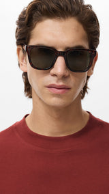 Mango t-shirt single in Cherry - D1