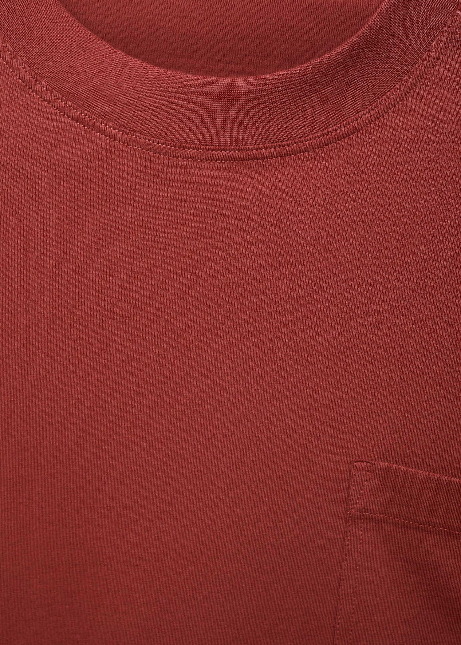 Mango t-shirt single in Cherry - D8