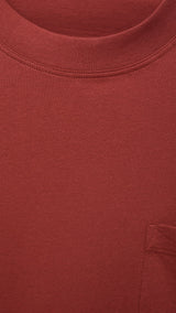 Mango t-shirt single in Cherry - D8