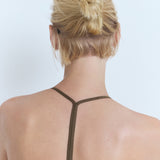 Mango dress bali in Khaki - D1