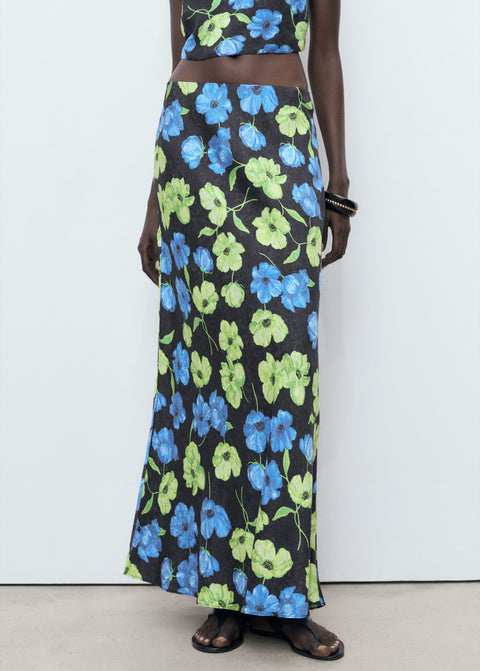 Mango skirt mati in black
