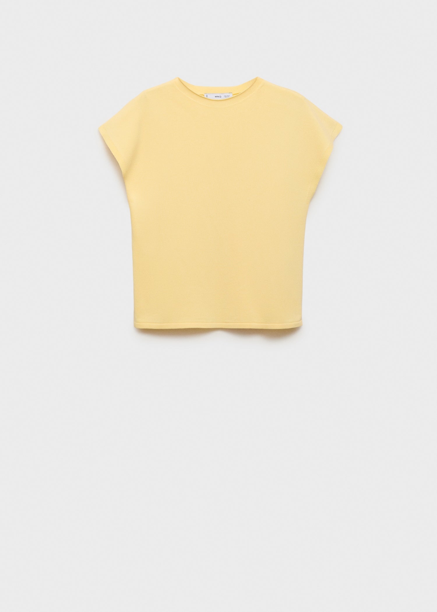 Mango sweater camin in Pastel Yellow - B