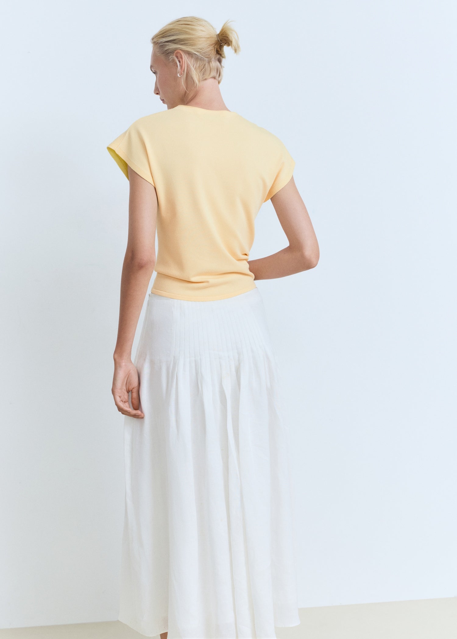 Mango sweater camin in Pastel Yellow - R