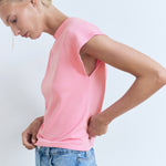 Mango sweater camin in Pastel Pink