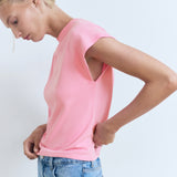 Mango sweater camin in Pastel Pink