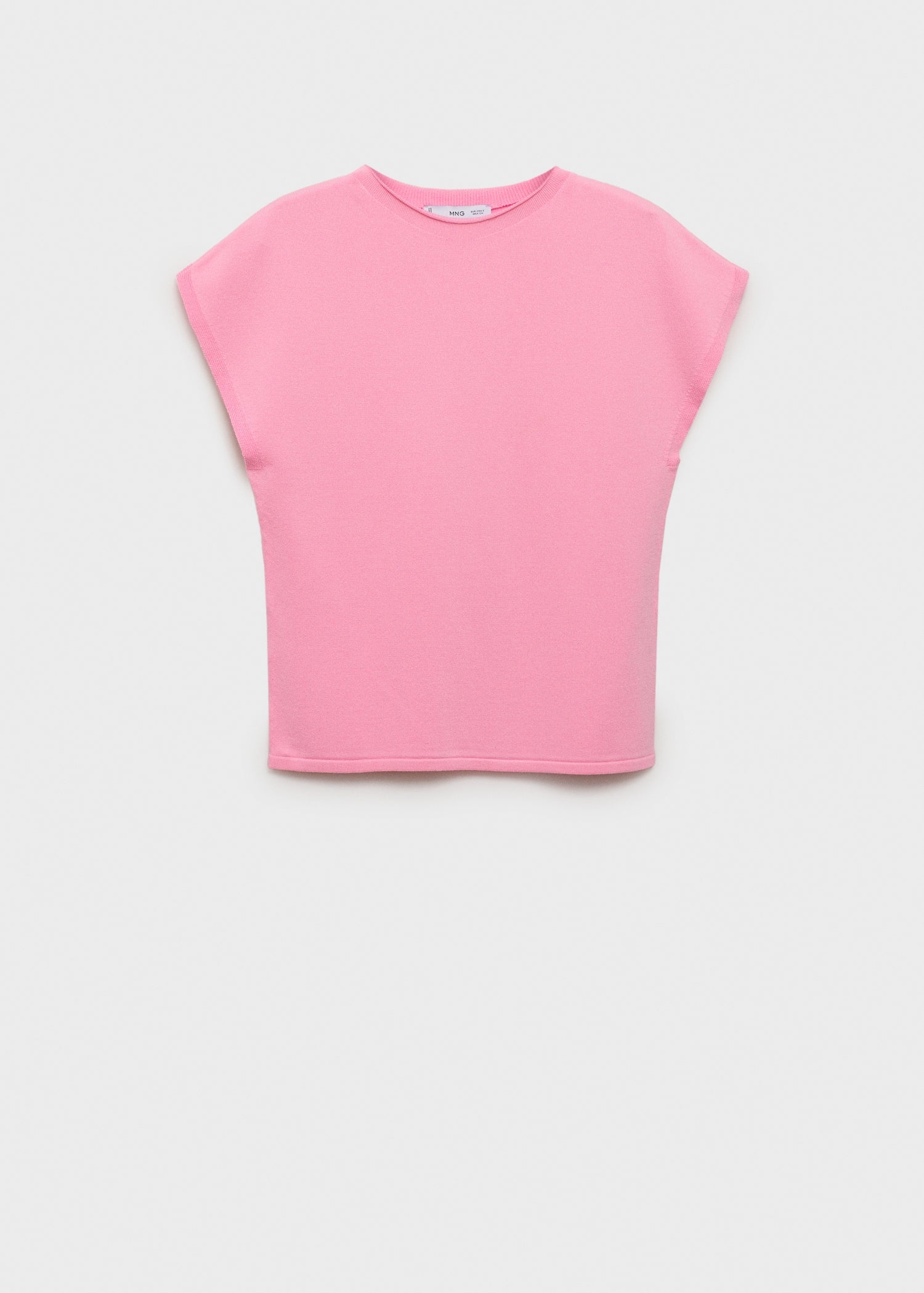 Mango sweater camin in Pastel Pink - B