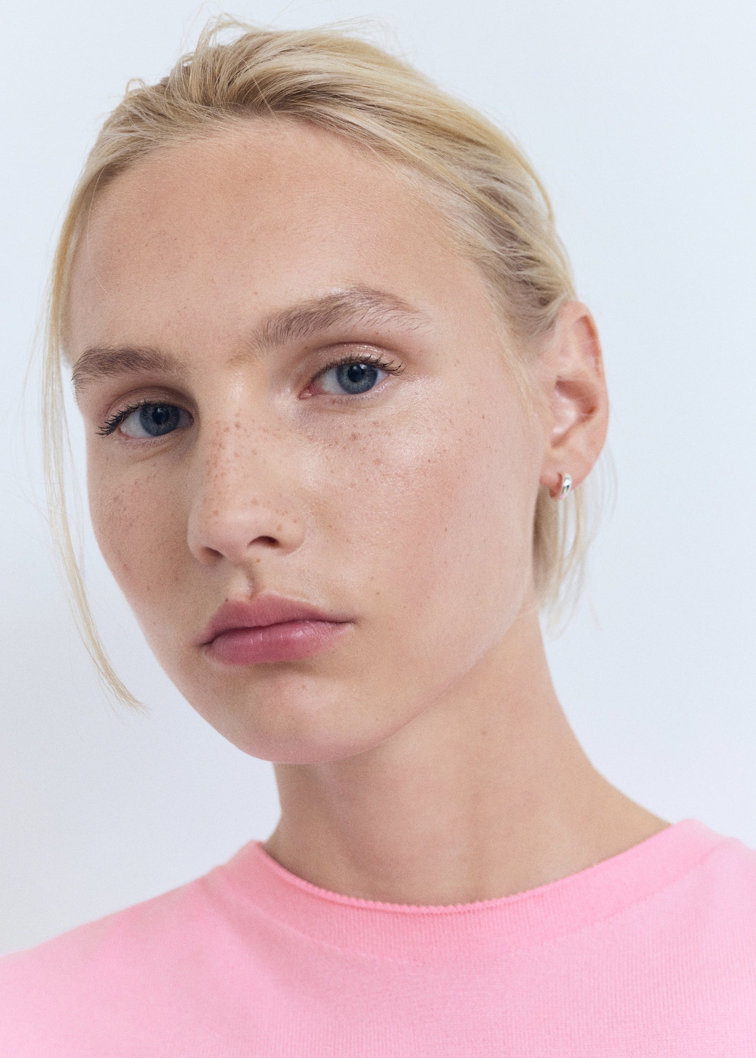 Mango sweater camin in Pastel Pink - D1