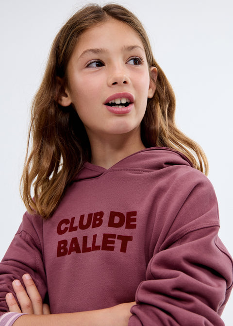 Mango sweatshirt ballet in cherry