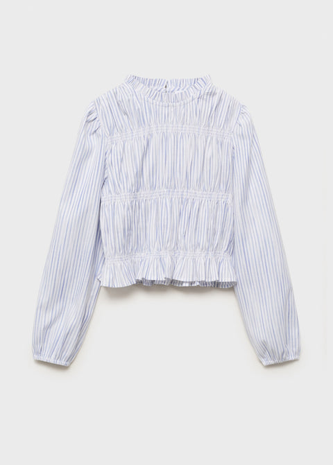 Mango blouse madison in blue