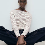 Mango t-shirt porta in Burgundy - D2