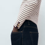 Mango t-shirt porta in Burgundy - D6