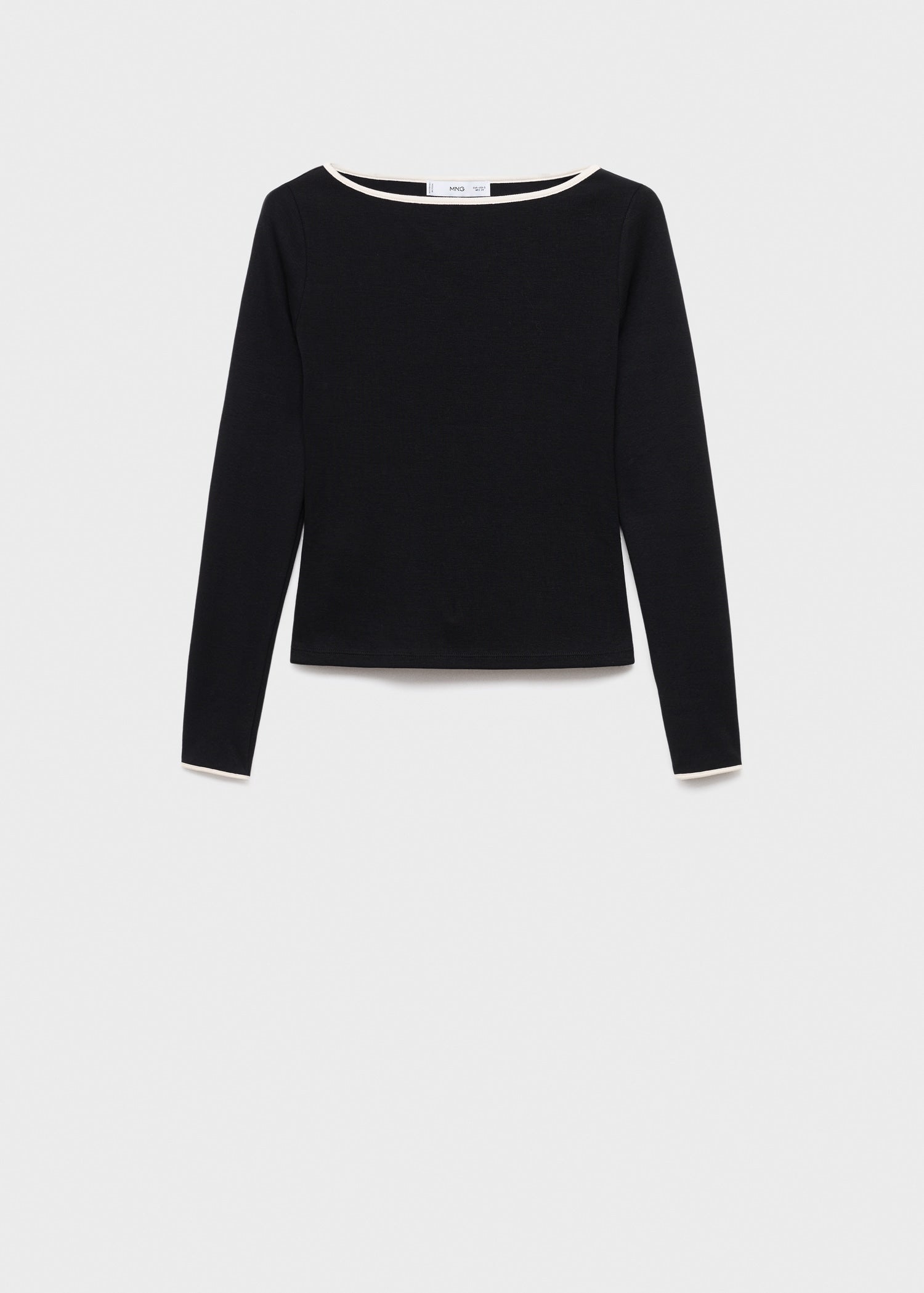 Mango t-shirt porta in Black - B