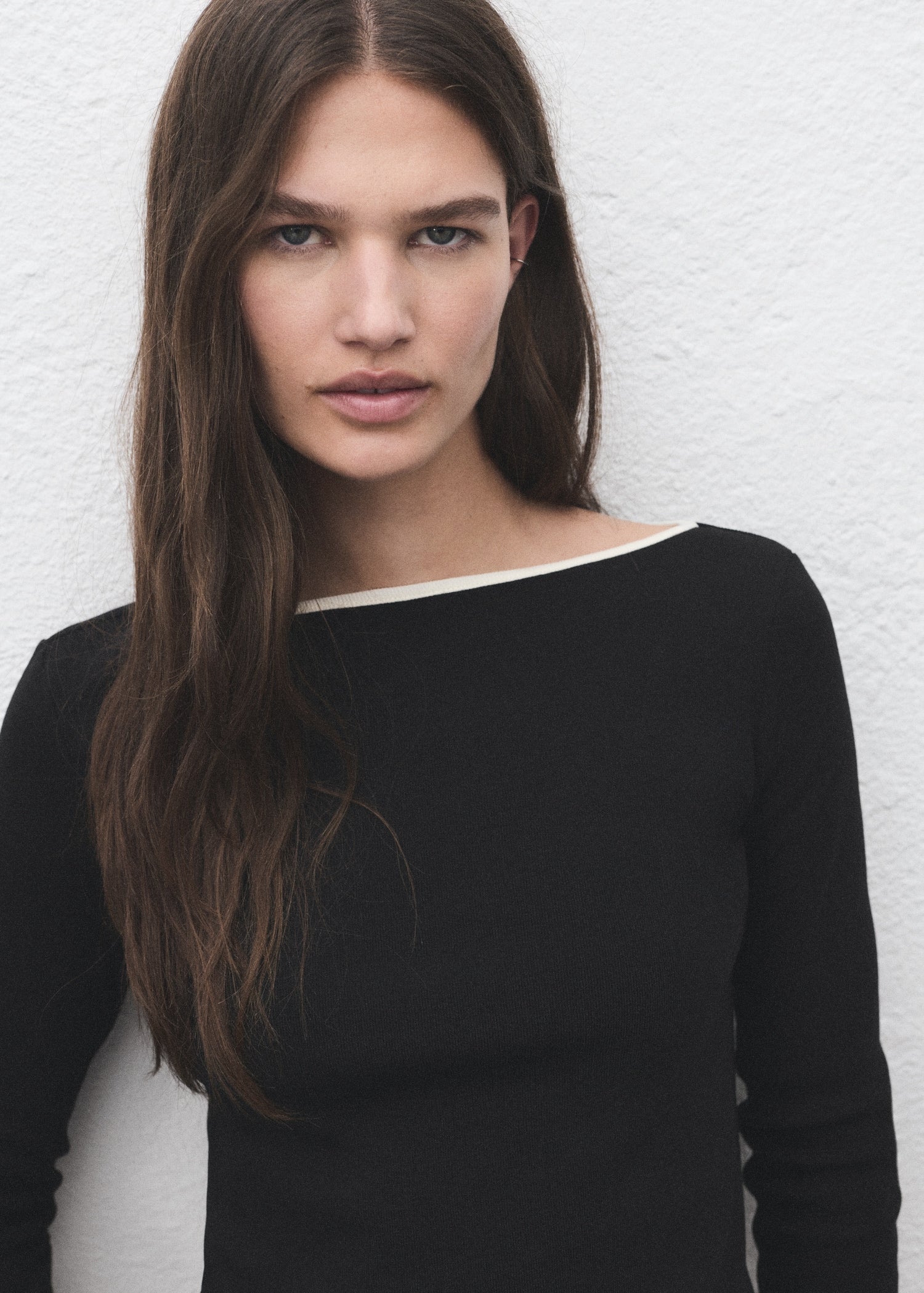 Mango t-shirt porta in Black - D1