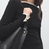 Mango t-shirt porta in Black - D6