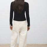 Mango t-shirt porta in Black - R