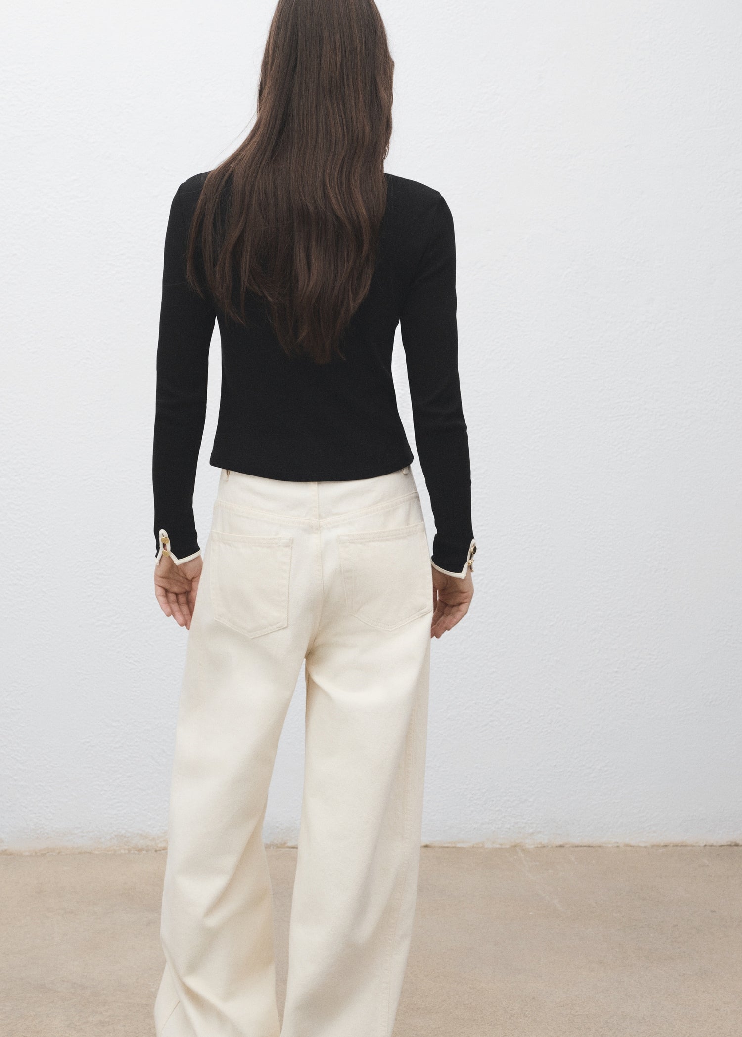 Mango t-shirt porta in Black - R