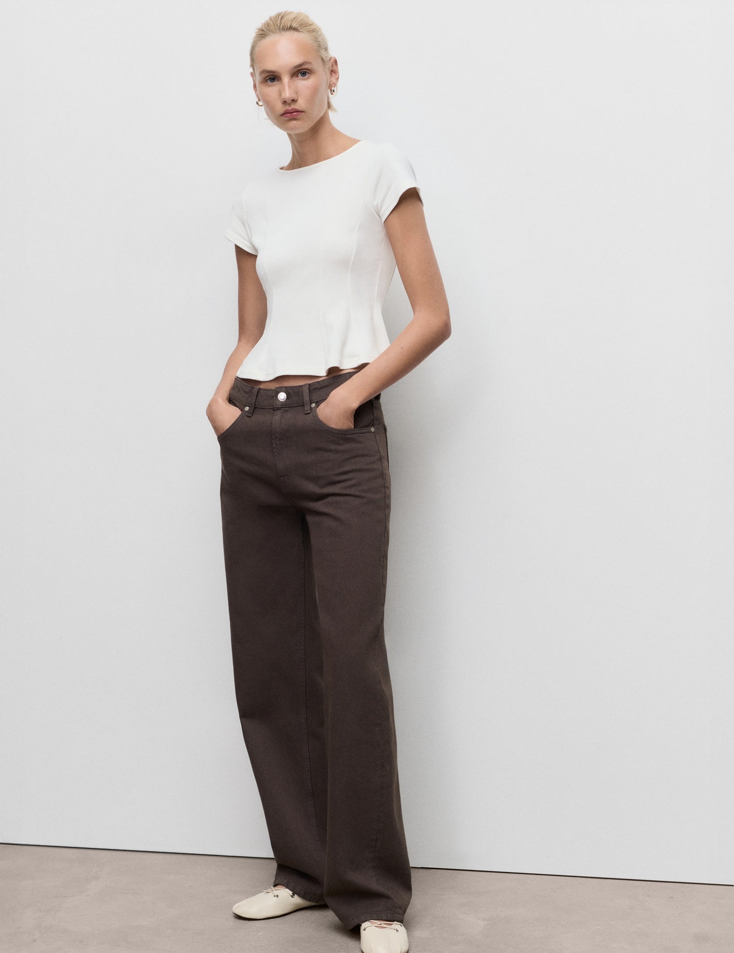 Mango t-shirt sandri in White - 99999999_01