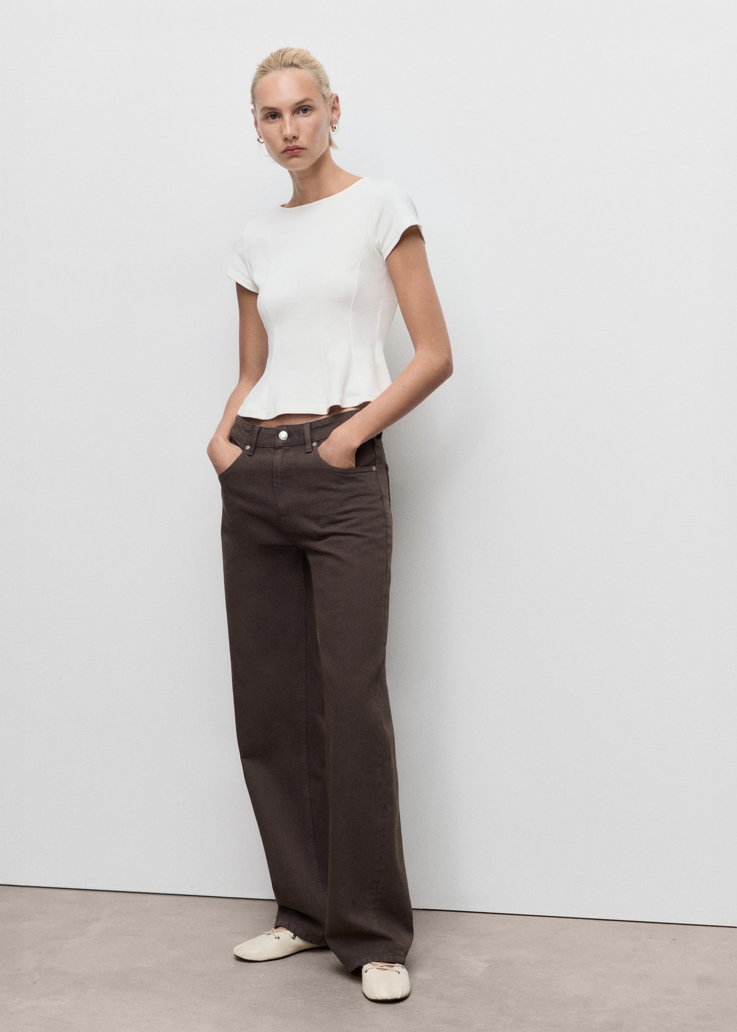 Mango t-shirt sandri in White - 99999999_01