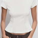 Mango t-shirt sandri in White