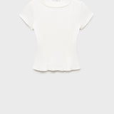Mango t-shirt sandri in White - B