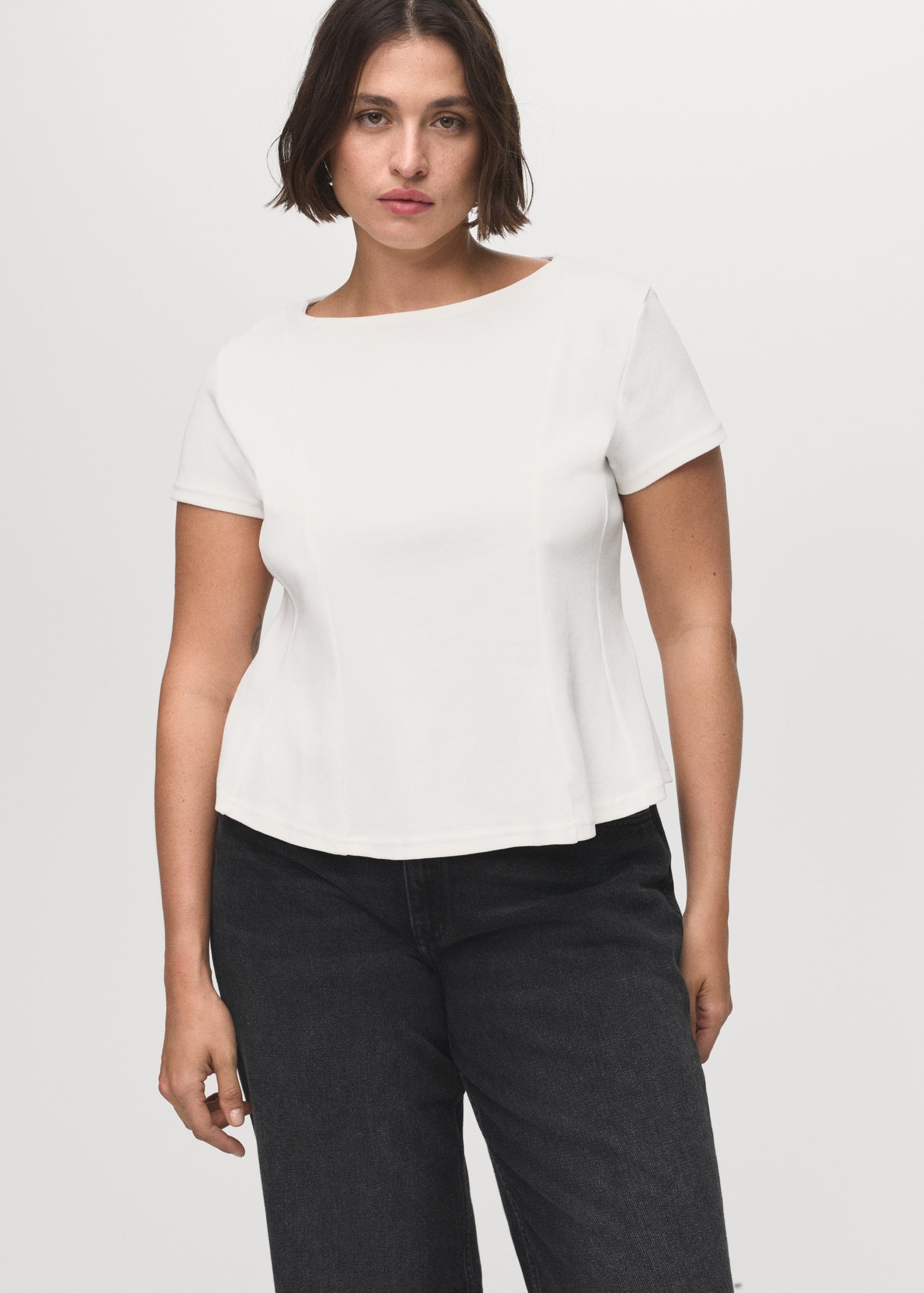 Mango t-shirt sandri in White - D5