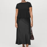 Mango t-shirt sandri in Black - D3