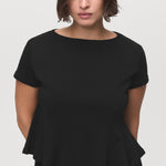 Mango t-shirt sandri in Black - D5