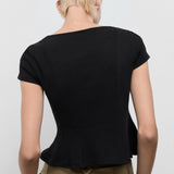 Mango t-shirt sandri in Black - R