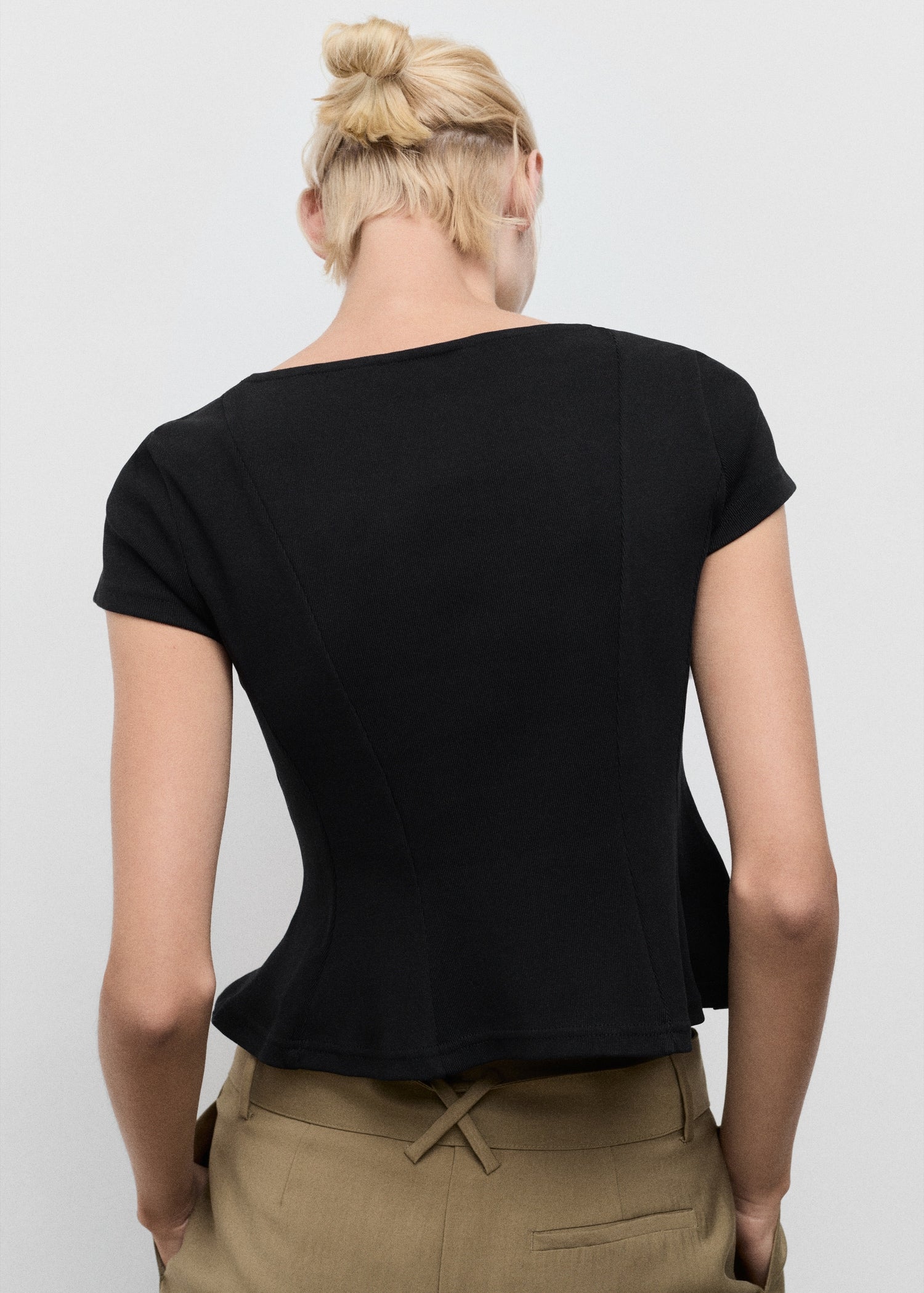 Mango t-shirt sandri in Black - R