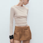 Mango t-shirt lilobar in Sand