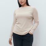 Mango t-shirt lilobar in Sand - D5