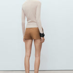 Mango t-shirt lilobar in Sand - R