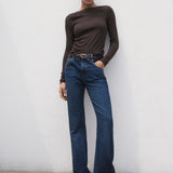 Mango t-shirt lilobar in Chocolate - 99999999_01