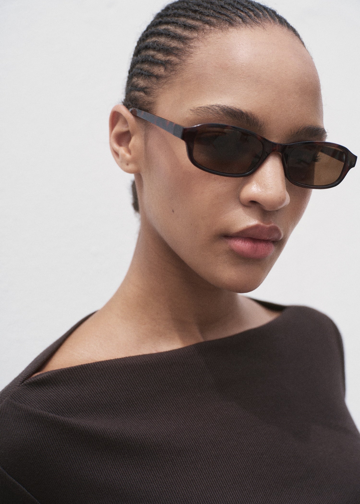 Mango t-shirt lilobar in Chocolate - D1