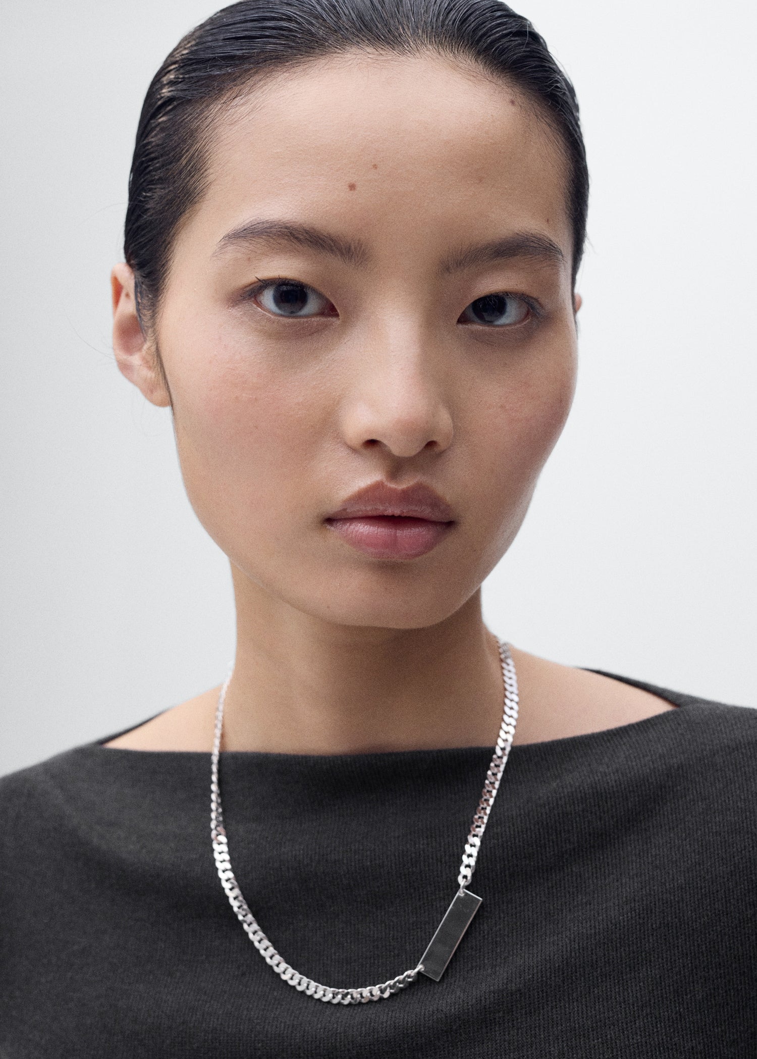 Mango t-shirt lilobar in Anthracite - D1