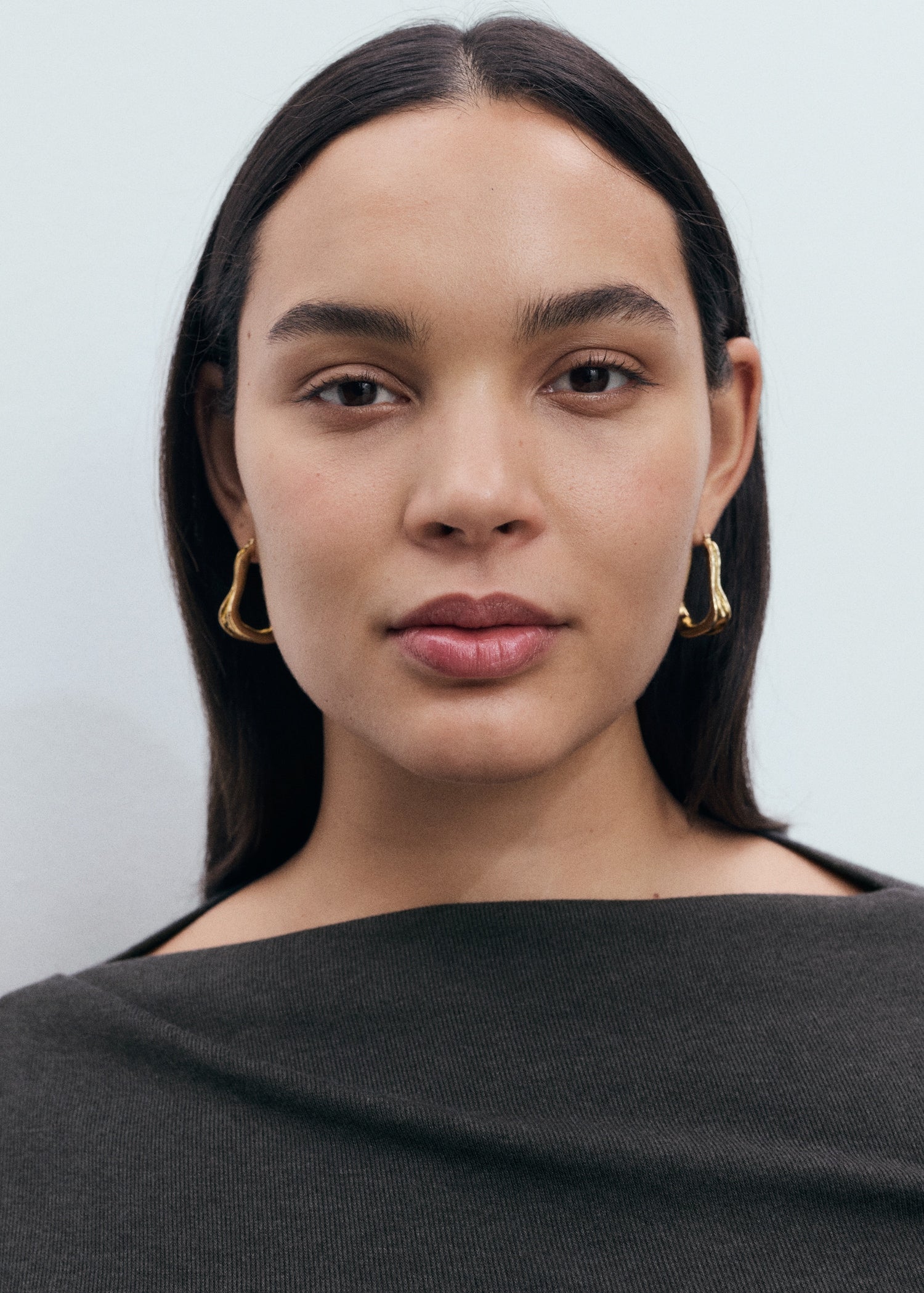 Mango t-shirt lilobar in Anthracite - D4