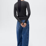 Mango t-shirt lilobar in Anthracite - R